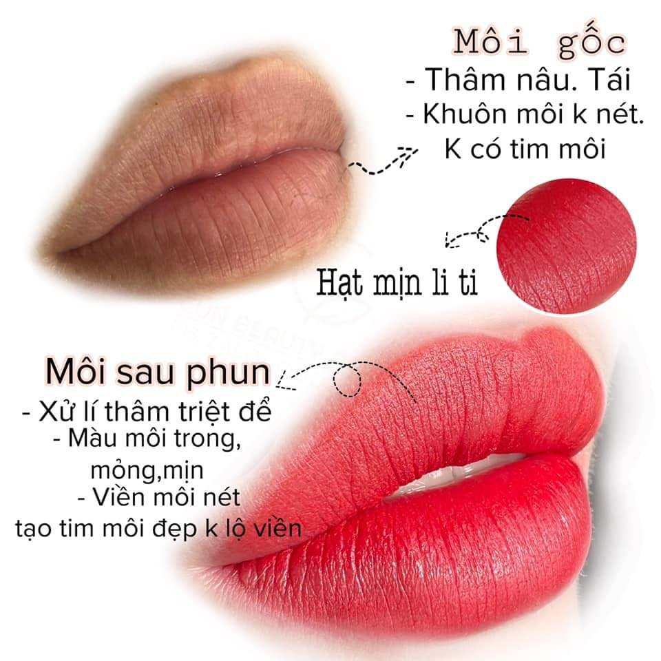 Đôi môi hồi phục tự nhiên sau khi chăm sóc đúng cách