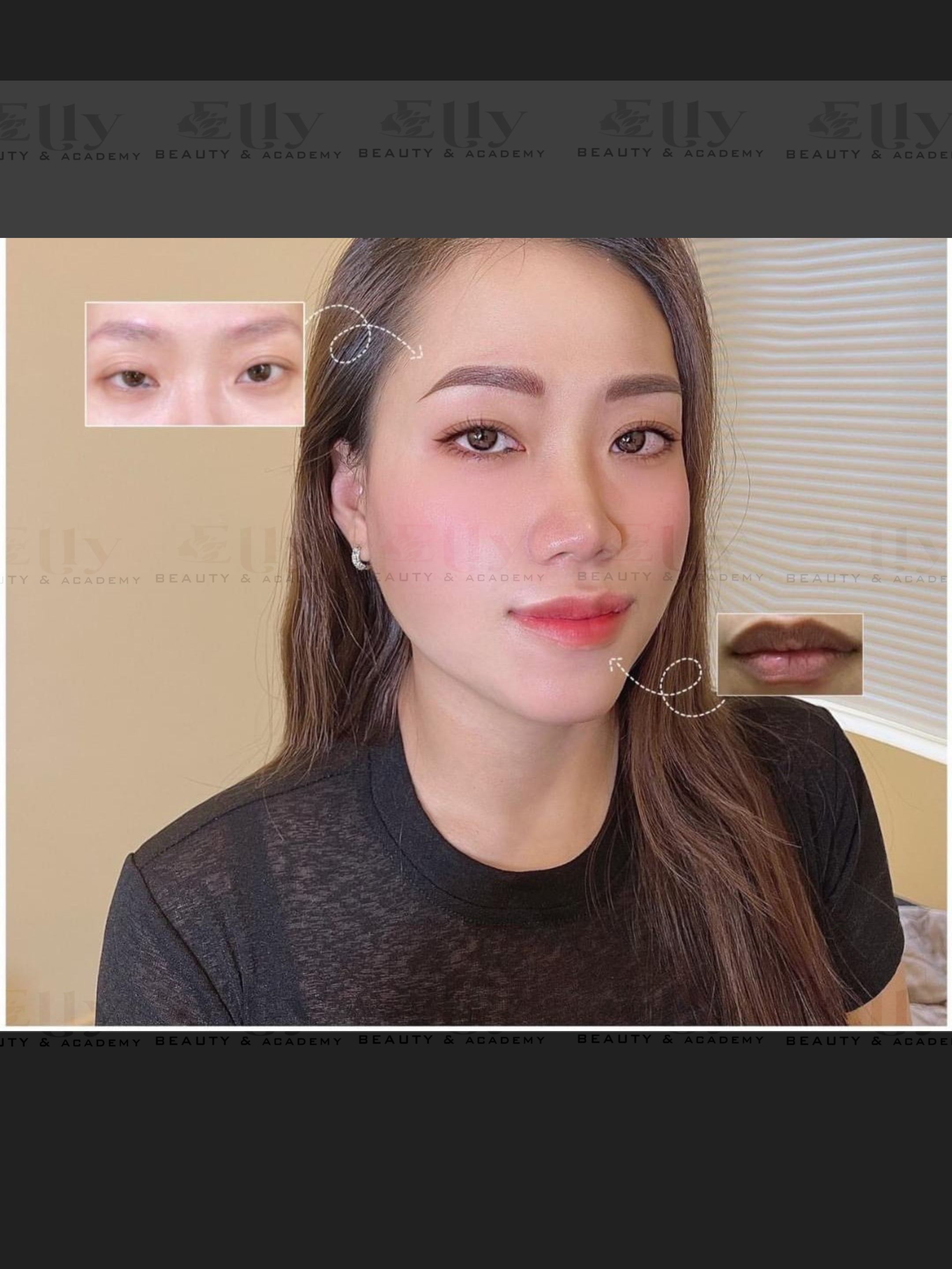 Phun mày có đau không và cảm giác thật trước khi làm