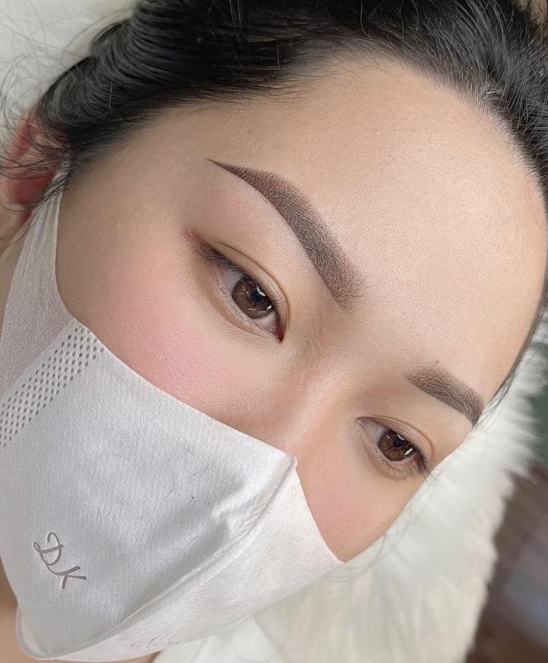 Ảnh phun mày tán bột tại nhà ELLY SPA 1